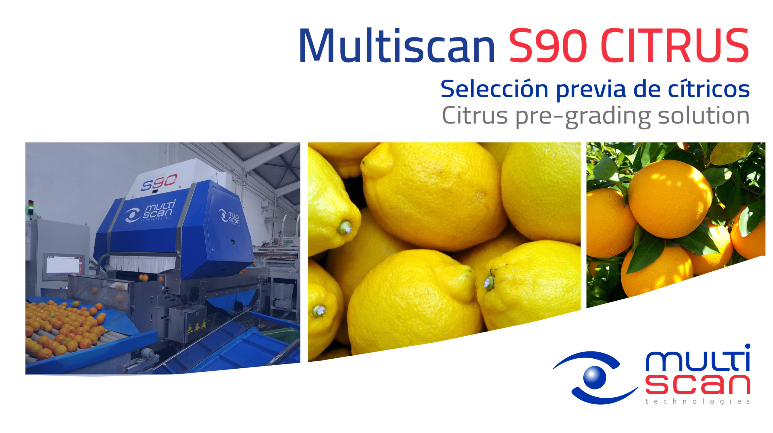 Multiscan Technologies lanza al mercado la nueva selectora Multiscan S90 Citrus
