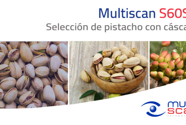 La clasificación de pistacho por calidad más avanzada del mercado con la tecnología de Multiscan Technologies